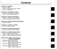 4 Service Manual JOHN DEERE 9400 9500 9600 COMBINES TM1401 TM1402 Diagnosis Test