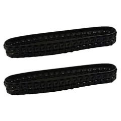 2 Sets For JCB 8008CTS Rubber Track – 180x72x35 – Cross Application Tread US