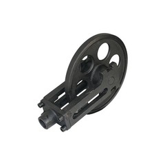 For Mini Excavator Accessories ISDZJL-H12 Front Idler Track Idler Wheel Assembly