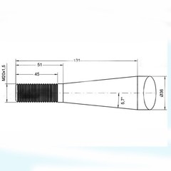 S.77002 Bale Spear – Straight. To fit as: KK221152 Fits Valpadana