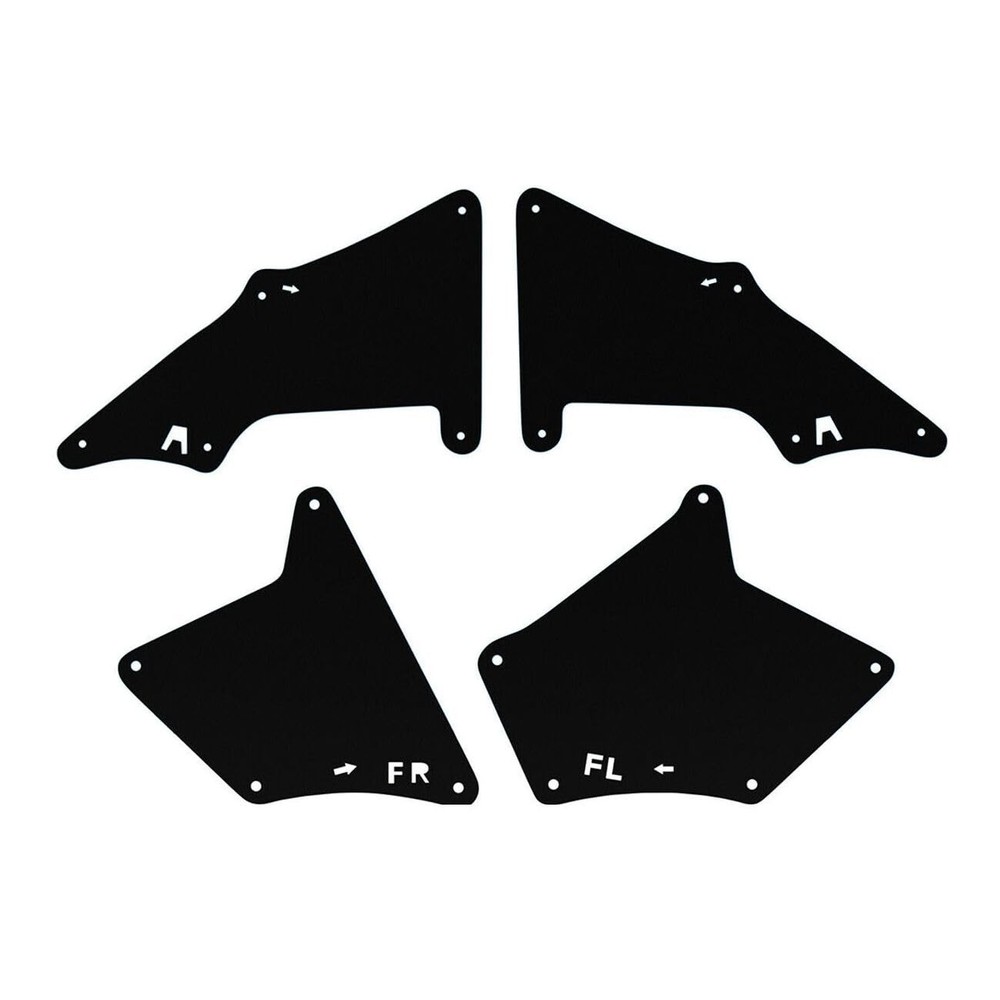 Front Inner Fender Liner Rubber Splash Shield For 4Runner FJ Cruiser GX460