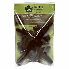 Tap My Trees 660300099PK Maple Sap Tubing Tee, 5/16-In., 12-Pk. – Quantity 1