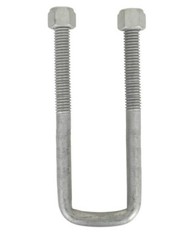 Square U-Bolt 1/2″ Thick x 1-3/4″ ID x 6″ Long w/ Zinc Plated Nuts S132 Farmer