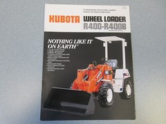 Kubota R400 & R400B Wheel Loader Sales Brochure 8 Page