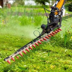 MMS Hedge Trimmer Mini Excavator Attachment Tree Branch Cutter Bush Trimming