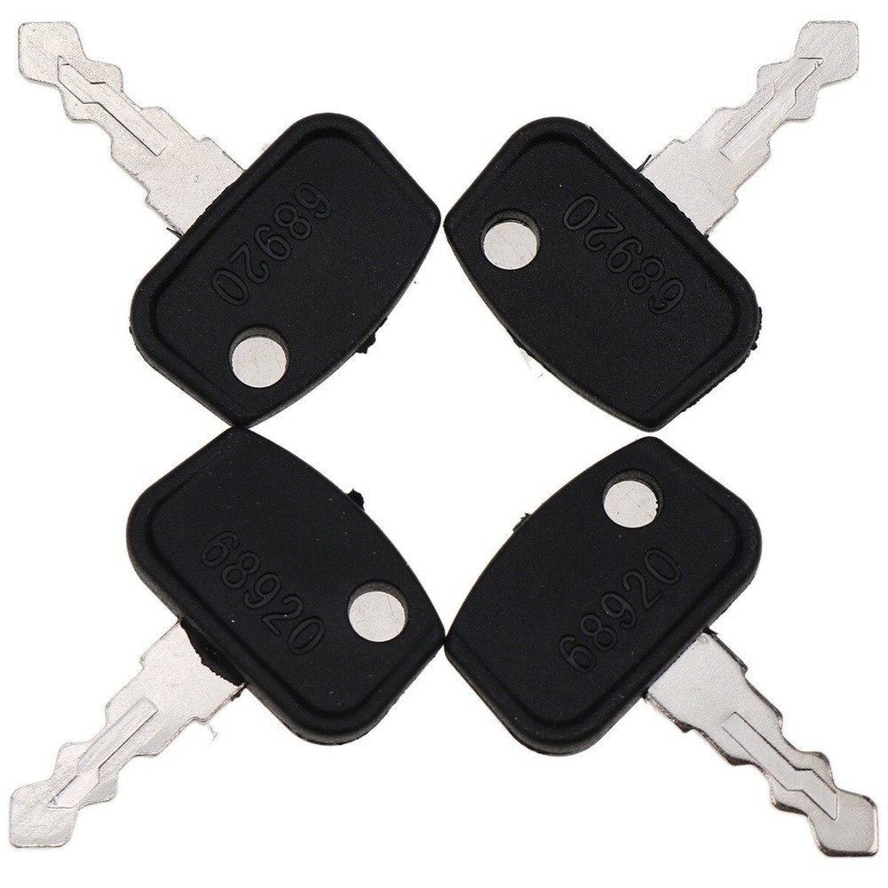 4Pcs Keys 68920 For Kubota B, BX, F, GR, ZD, ZG and ZP series Mowers and UTV’s