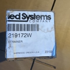 Genuine Allied Systems Hyster 219172W Strainer W5C, W6F, W6G, W8L, W12E
