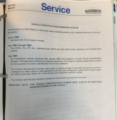 Vintage Freightliner Service Manual 1982