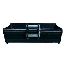 600mm Smooth Edge Bucket for 1-1.8T Mini Excavator, With Pin, Free Shipping USA