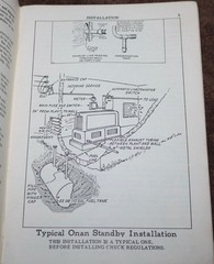 1960 ONAN ELECTRIC GENERATING PLANTS HQ SERIES MANUAL 50 & 60 CYCLES 921-6