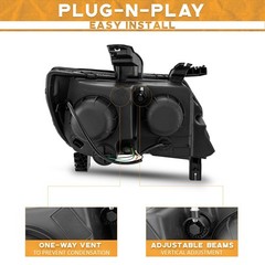 Factory OE Style Headlights 2015-2022 Chevy Colorado 4-Door Extra Cab Pair