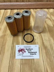 (3) FUEL FILTERS /BOWL FOR JOHN DEERE 850,950,1050,