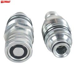 Male & Female Flat Face Coupler Kit 6679837 6680018 For Bobcat Loader S130 T870
