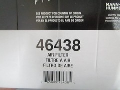 WIX NEW OEM Heavy Duty Radial Seal Outer Air Filter 46438 NOS Genuine 0820