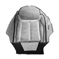 Driver Side Bottom Leather Seat Cover Black Perforated Cadillac DTS 2006-2011