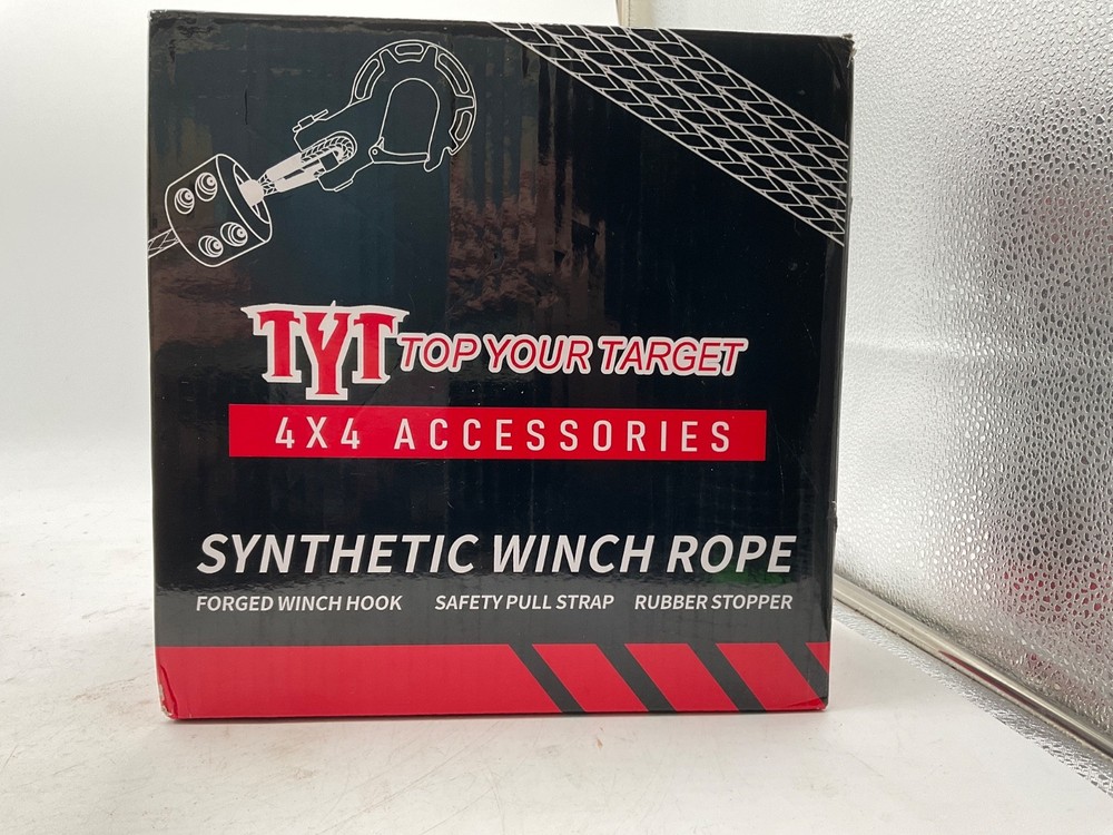 TYT Synthetic Winch Rope Kit-1/2″ x 92’w/32000 lbs Strength