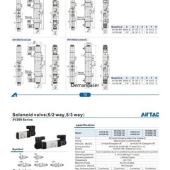 1PCS AirTAC 12V 24V 110V 220V Pneumatic Electric Solenoid Air Valve 5 Way 2 Pos