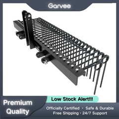 72″ 3 Point Landscape Rake Powder Coated Steel Spring Tines Cat 0 Cat 1