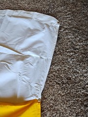3-Bow Tractor Canopy Replacement Cover 40″ Canvas Yellow White Buggy Top Snowco