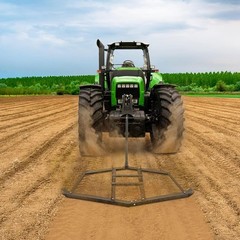 Heavy Duty 90 Inch Steel Driveway Drag Harrow – Adjustable Tow Behind Grader
