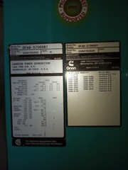cummins power generator in container, great condition, model DFAB5706981