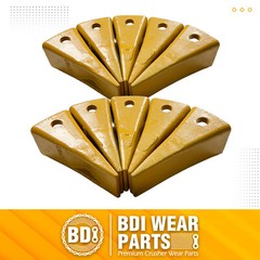 1U3202 Bucket Teeth with Pins 8E6208 Retainers 8E6209 for J200 Series – 20 Set
