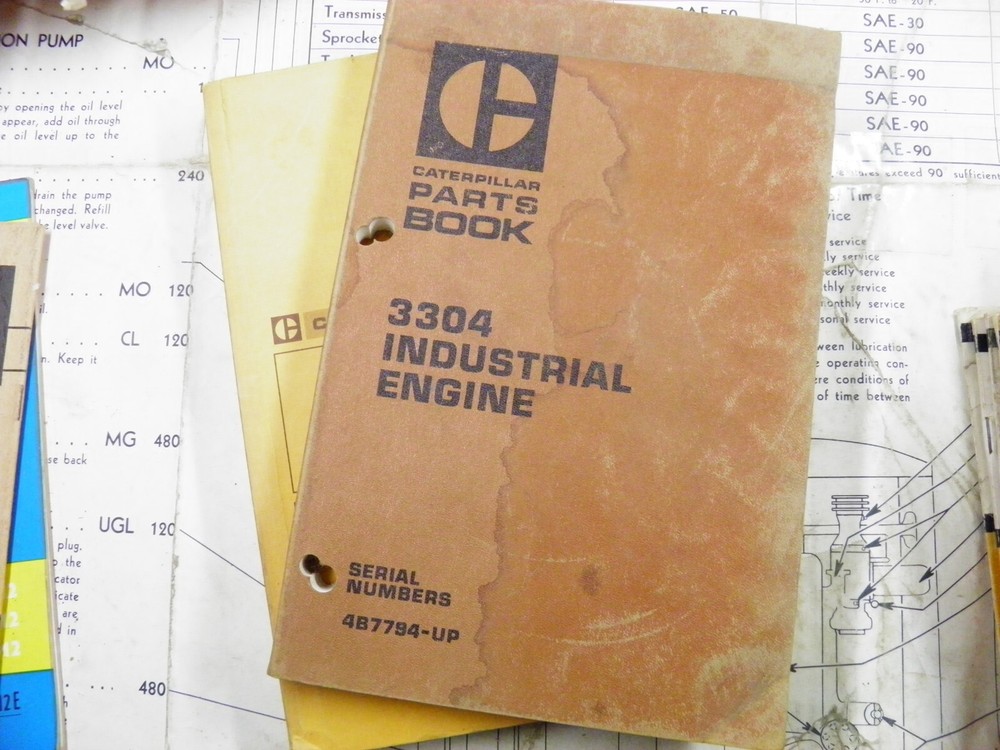 CAT Caterpillar 3304 INDUSTRIAL ENGINE PARTS BOOK 4B7794-UP