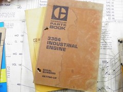 CAT Caterpillar 3304 INDUSTRIAL ENGINE PARTS BOOK 4B7794-UP