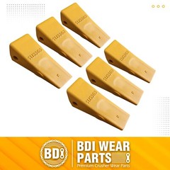 119-3204 CAT Style J200 Backhoe Bucket Shanks & 1U3202 Dirt Teeth with Pins -6PK