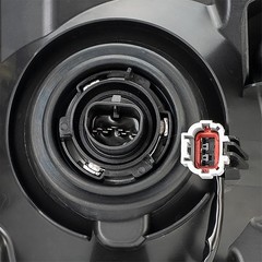 For 2002 2003 2004 Nissan Xterra XE Headlights with Bulbs Black Amber, Pair