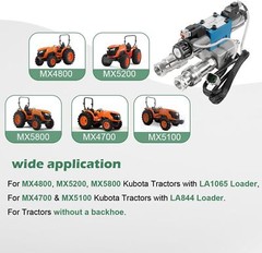Third Function Valve Kit 3rd for Kubota MX Series Tractor MX4800 MX5000 MX5800