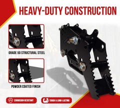 16-1/2 inch Kubota Backhoe Thumb Excavator Bolt On Universal Claw Attachment