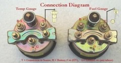 David Brown 770,780,880, 990,995,1200,1210,1212,1410,1412 Temp+Fuel Gauge+Switch