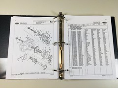 Ford 1300 1500 1700 1900 Tractor Service Repair Shop Manual Parts Catalog Binder