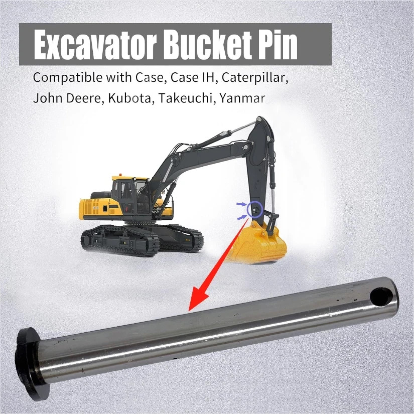 FOR BOBCAT CAT JOHN DEERE VOLVO FORD KOMATSU BUCKET PIN 30MM x 250 MM W/Grease