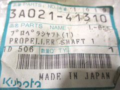 3A021-41310 GENUINE OEM KUBOTA PROPELLER SHAFT M4700DT M4900DT M5700DT