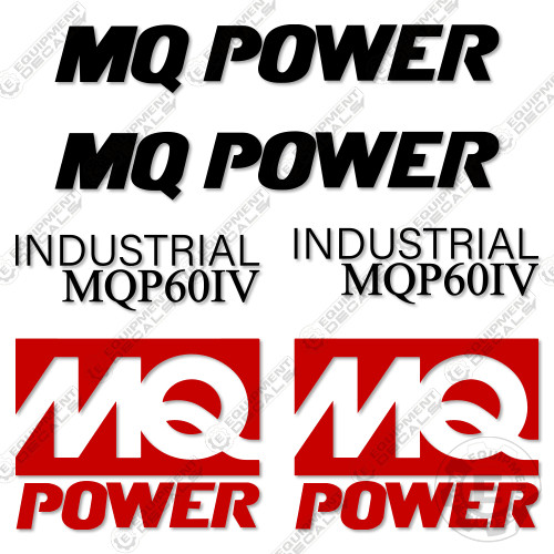 Fits MQ Power MQP60IV Decal Kit Generator – 7 YEAR OUTDOOR 3M VINYL!