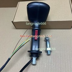 Excavator Agricultural Harvester Electric Control 9 Button Joystick Handle Glue