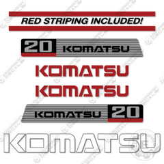 Fits Komatsu FG20T-11 Decal Kit Forklift – 7 YEAR OUTDOOR 3M VINYL!