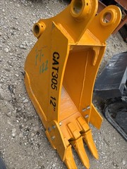 Cat 305 12 Inch Tooth Bucket 45 Mm Pin Mini Excavator New Caterpillar
