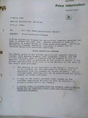 John Deere Agricultural Service Bulletins Plow Waterloo Des Moines Harvester
