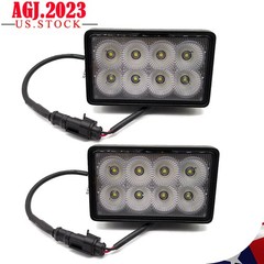 2x 40W LED Work Lights 3600 Lumen for John Deere Case New Hollan Tractor