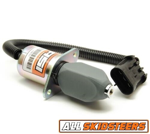 For Bobcat Fuel Shut Off Solenoid Fits 773 With Kubota Skid Steer shut down