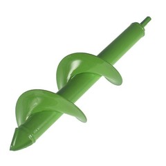 3×12Inch Auger Drill Bit Garden Plant Flower Rapid Planter Hole Digger W/ Gloves