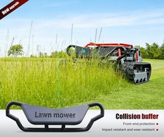Remote controlled lawn mower, 22 hp gasoline engine, off-road, tracked.New