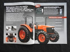 ORIGINAL KUBOTA M95S M105S TRACTOR CATALOG BROCHURE SET VERY NICE 2005-2006