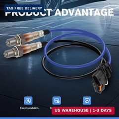 2pcs Oxygen Sensor Upstream Downstream Compatible with Chevy Cruze 2011-2016 Che