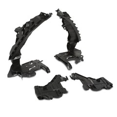 Headlight Mount Bracket Support Base LH RH Audi A4S4 B8 Allroad 08-12 Black