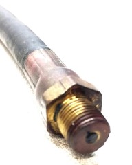 Alemite 12″ Goodyear Grease Gun Hose with MS 24207-2 Fitting USED
