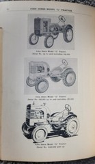 John Deere 1942 Repair Catalog “L”,”LA”, “LI”, “LU”